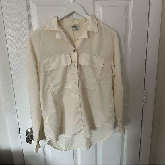 a new day Tops - Off White Button Down Shirt